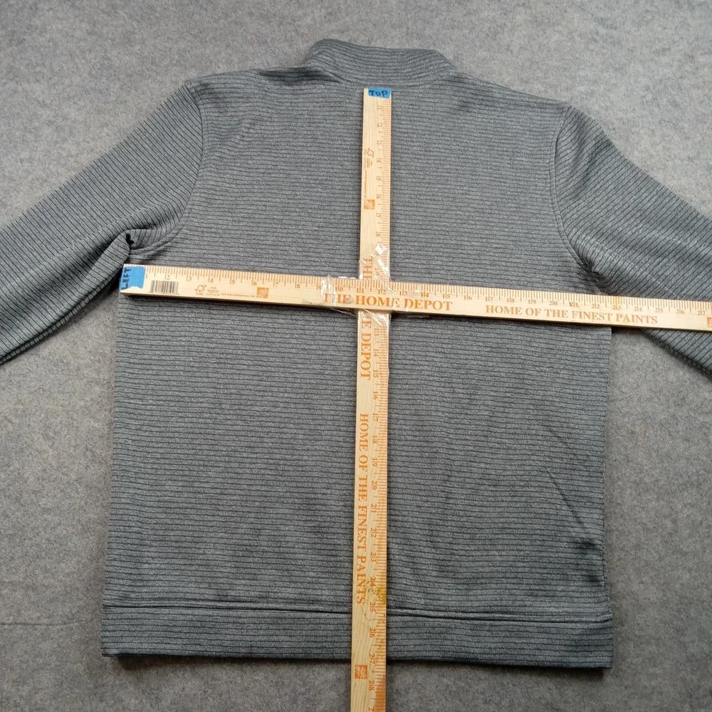 Under Armour Mens Large Sweater Gray‎ UA Storm Fleece Golf Quarter Zip Pullover